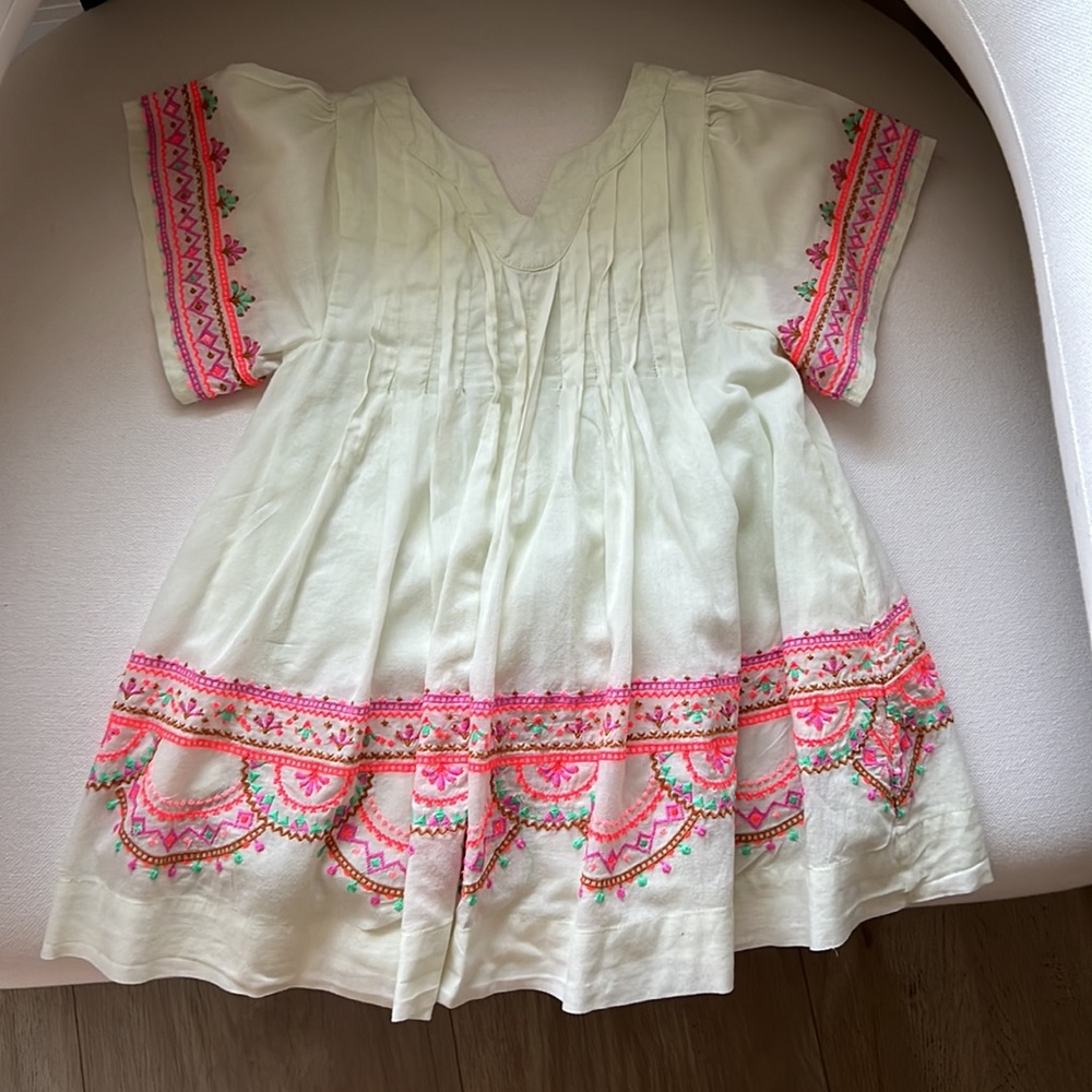 Nellystella embroidered girls dress
